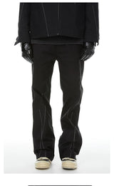 Loose Straight-Leg 360g Twill Pants