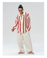 100% Cotton Knit Striped Top