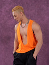 Men's Colorful Deep V Sports Tank