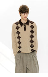 Men’s 100% Lyocell Diamond Knit Polo