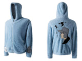 Cartoon Embroidered Hooded Sweater