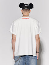 Rhinestone Mickey Print Tees