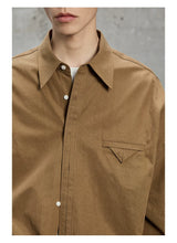Triangle Pocket Shirt with Hidden Placket
