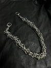 Men's Silver Triple Spiral Pants Chain