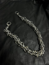 Men's Silver Triple Spiral Pants Chain