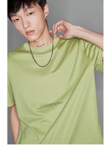 Double-sided Color-block Printed Pima Cotton Tee