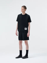 Triacetate Blend Belted Pleated Suit Shorts