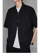 Double-sided Color-block Printed Pima Cotton Tee
