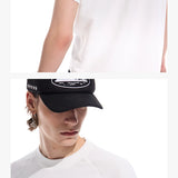 White Waffle Print Raglan Boxy Tee