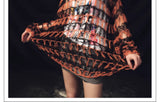 Vintage Punk Loose Fishnet Knit Sweater