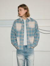 Vintage Wash Plaid Long Sleeve Shirt