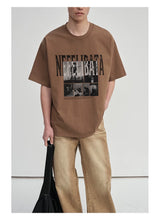 300G Double Yarn Printed Tee