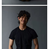 Unisex Tri-Color Slim Cotton Tees