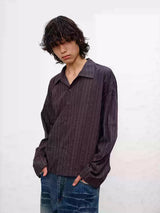 Striped Drop Shoulder Shirts