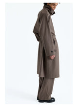 Merino Wool Pleated Elastic Waist Pants