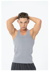 Men's Ribbed Sports Tank Tops