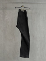 15 Oz Rigid Black Curved Jeans