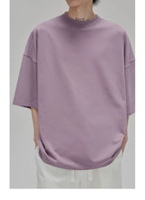 Vintage Ribbed Half Sleeve Tees