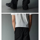 Waterproof Irregular Zippered Baggy Trench Pants