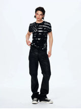 Men's Star Print Street Tee