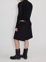 Elastic Waist Tailored Shorts