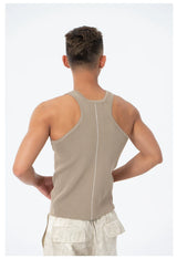 Men's Ribbed Sports Tank Tops