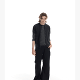 Premium Wool Blend Straight Shoulder Cardigan