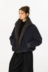 Men's Suede Lapel Winter Teddy Coat