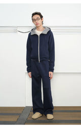 Men's Reversible Zip Hoodie Sweatpants Set