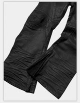 Dark Wash Distressed Stretch Denim Jeans