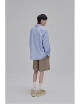 Draped Drawstring Wide Shorts