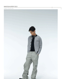 Rivet-Trimmed Two-Tone Cardigans