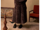Unisex Oversized Knee-length Faux Fur Coat