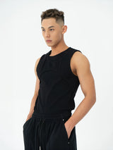 Men's Slim Fit Ribbed Athletic Tank