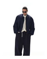 Oversized Polo Neck Sweatshirt