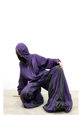 6-Zip Deconstructed Reversible Relaxed Sweatpants