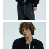 Warm Heavy Fur Bomber Puffer Coat