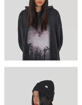 Metal Emblem Knit Beanie