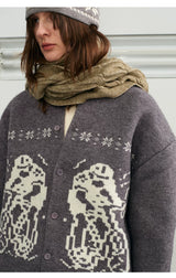 Thick Warm Cable Knit Tassel Scarf