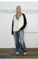 Men's Vintage Washed Loose Jeans