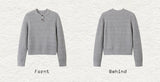 Old Money Wavy Henley Couple Sweaters