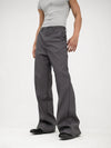 Men's Vintage Flared Slit Hem Pants