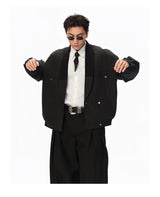 Vintage Notched Lapel Light Cotton Coat