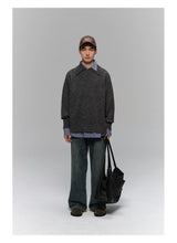 Heavyweight Slub Washed Straight Jeans