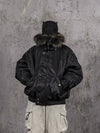 N-2B Nylon Raccoon Fur Flight Jacket