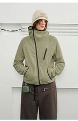 Men's Heated Zip Hooded Fleece Jacket