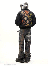 Graffiti Embroidered Printed MA1 Bomber Jacket