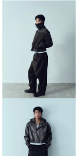 Army Green Dual Waist Casual Pants