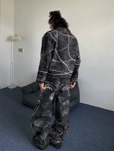 American Chain Print Detroit Work Jacket