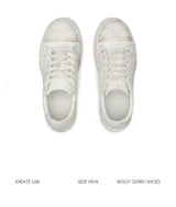 Leather Platform Casual Sneakers